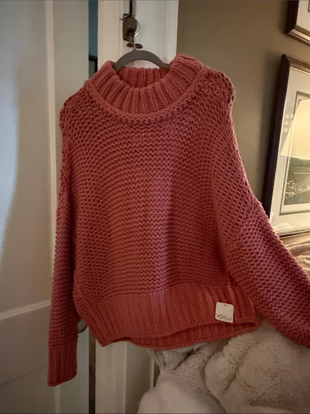 NWT Free People You are my Sunshine Sweater Size M in Rosette color